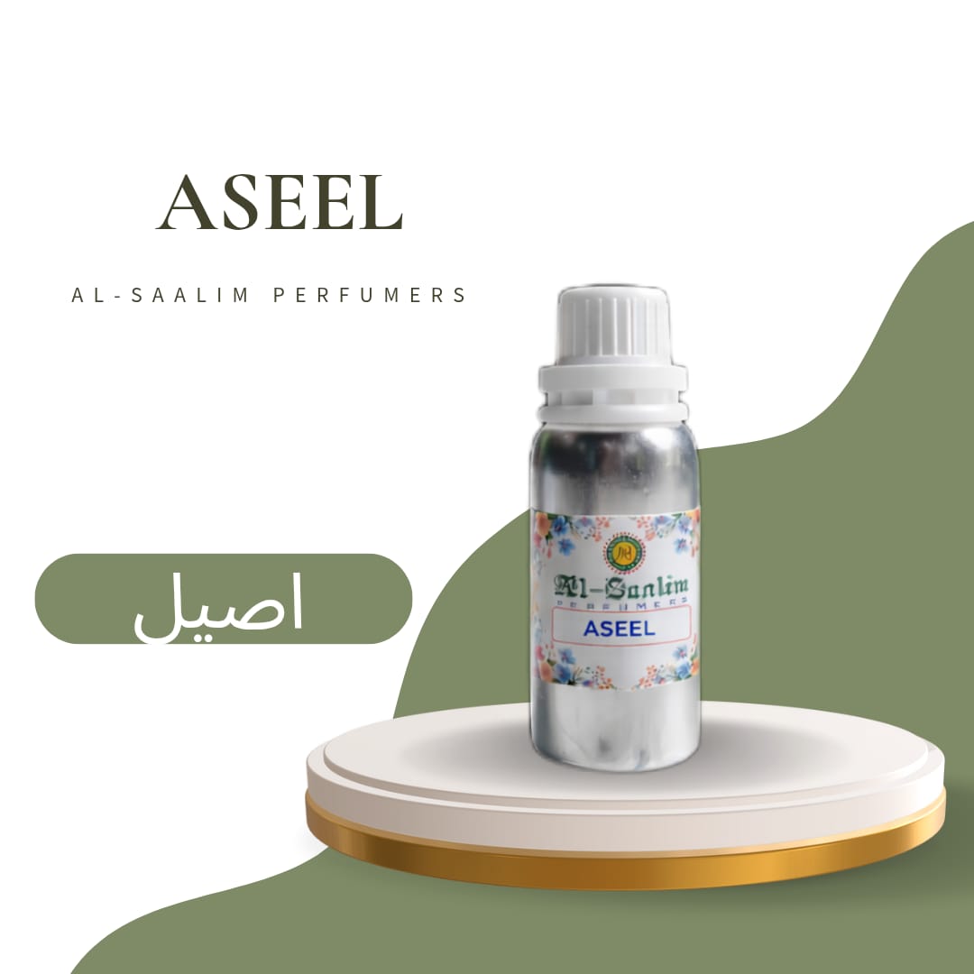 Aseel Attar – 100gm Premium Concentrated Fragrance Oil | Al-Saalim Perfumers | Alcohol Free
