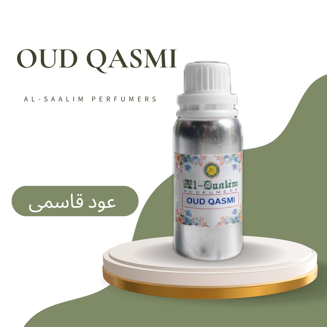 Oud Qasmi Attar – 100gm Premium Rich & Woody Fragrance Oil | Al-Saalim Perfumers | Alcohol Free