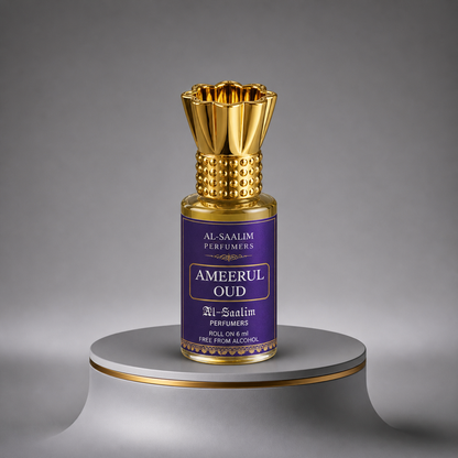 Ameerul Oud Attar (Roll-On 6ml) | Al-Saalim Perfumers | Alcohol-Free