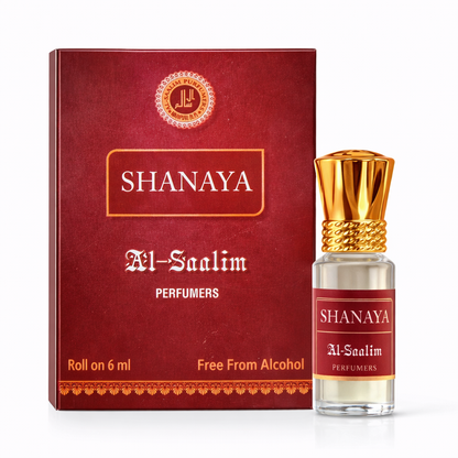 Shanaya Attar (Roll On 6ml) | Al-Saalim Perfumers | Alcohol Free