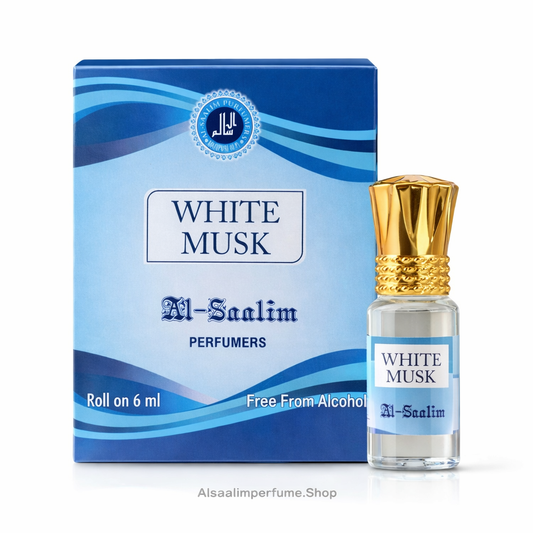 White Musk Attar (Roll-On 6ml) | Al-Saalim Perfumers | Alcohol-Free