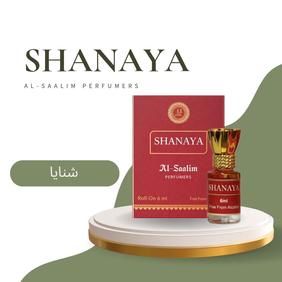 Shanaya Attar (Roll On 6ml) | Al-Saalim Perfumers | Alcohol Free