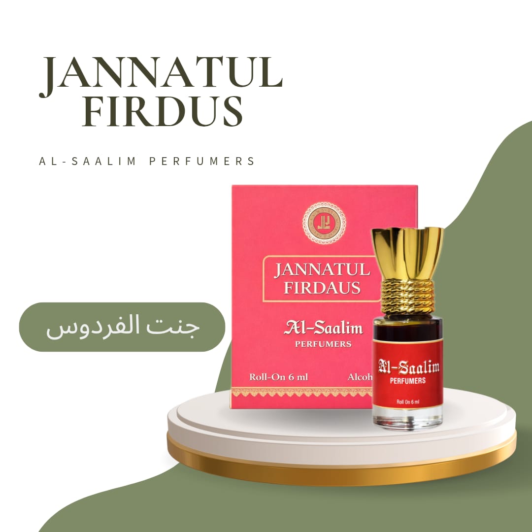Jannatul Firdaus Attar (Roll-On 6ml) | Al-Saalim Perfumers | Alcohol-Free